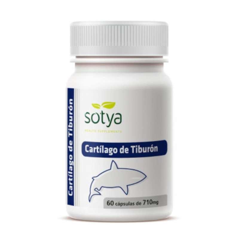 Cartílago De Tiburón 710 mg 60 Cápsulas Sotya Metódica