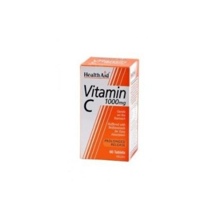 Vitamina C 1000 mg con Bioflavonoides 60 Comprimidos Health Aid Metódica